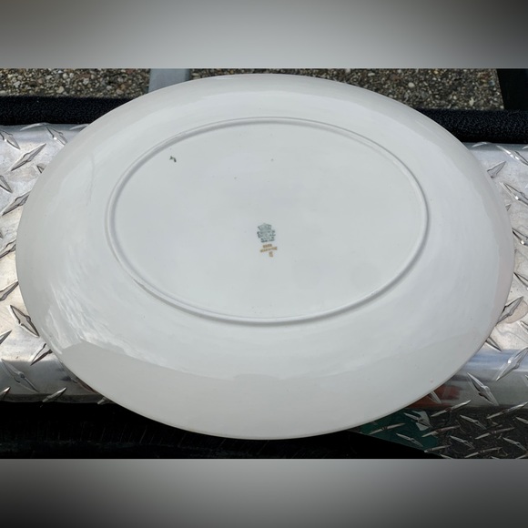 Vintage Discontinued Crown Ducal WARWICK 8932 Large Oval Gold Trim Serving Plate - Picture 16 of 16